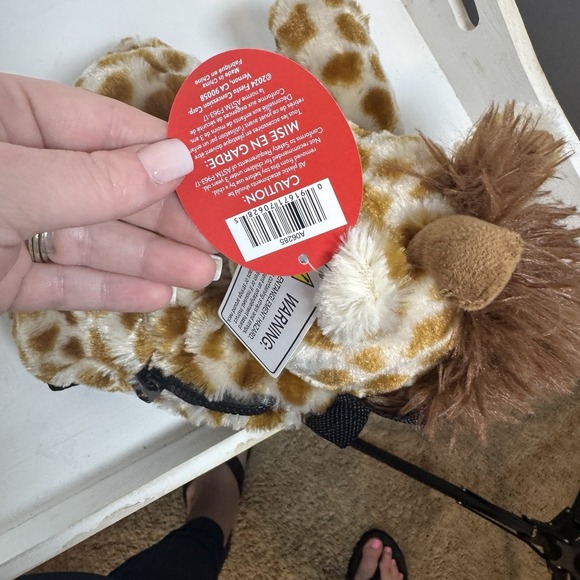 Fiesta GIRAFFE Plush Backpack For Boys, Girls Shoulder Bag Christmas NWT - Picture 6 of 6